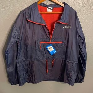 Columbia Womens Berg Lake Anorak Wind Breaker. New with tags
